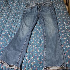 American Eagle Outfitters High Rise Jeans in Denim Blue